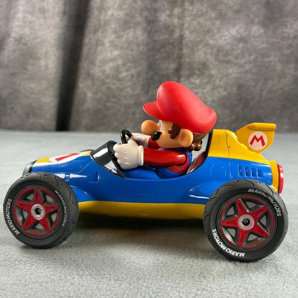 Nintendo Mario Kart 8 Carrera RC Mach‎ 8 Mario Racing Car Blue Yellow 2.4GHz